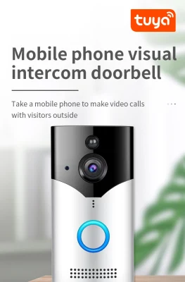 Wireless Doorbell Graffiti Smart Home HD 1080P Night Vision Remote Monitoring Low Power Intercom Video Doorbell