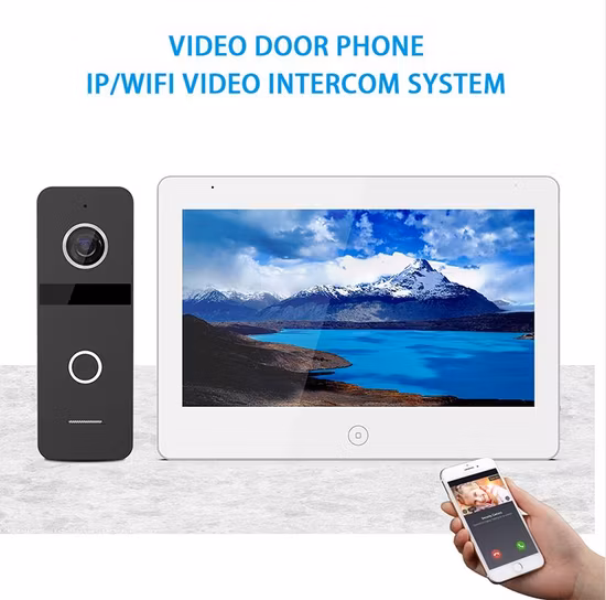HD 10 Inches Video Door Intercom System Home Security Intercom Video Door Phones